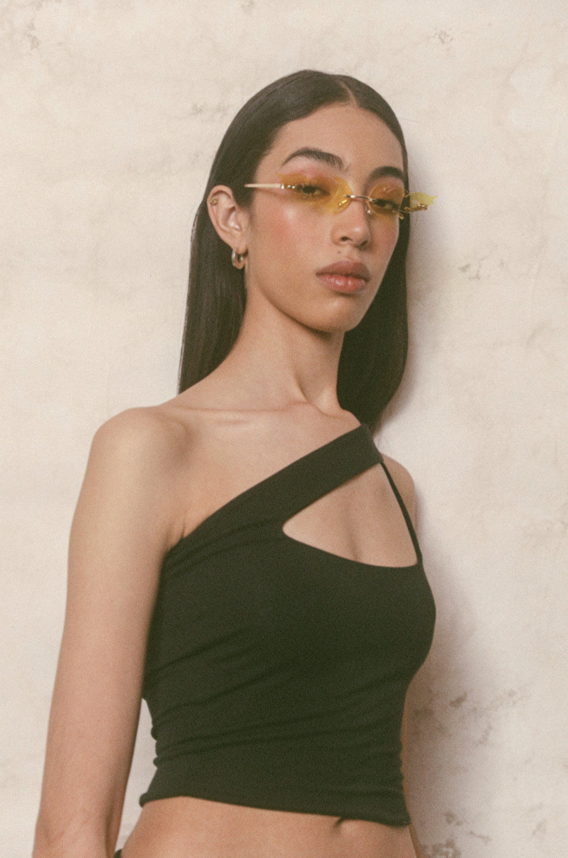 Cut Out Bamboo Blouse