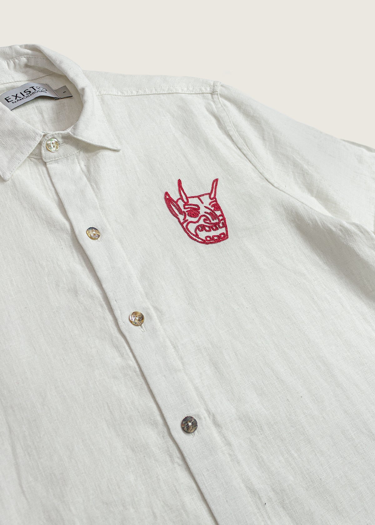 Camisa diablo bordada
