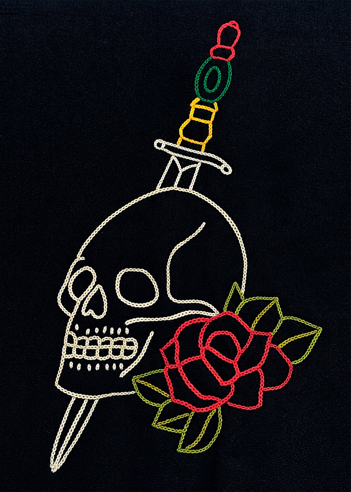 Camisa Calavera & Flores
