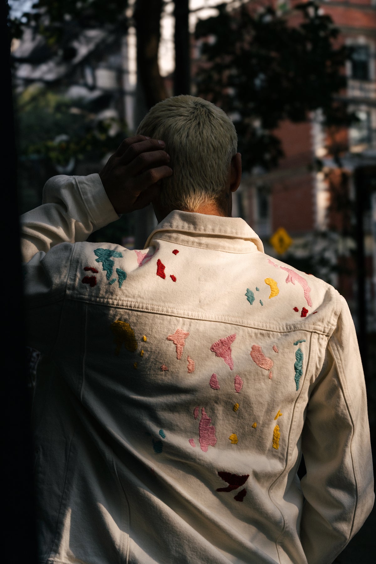 Splatter Paint Denim Jacket