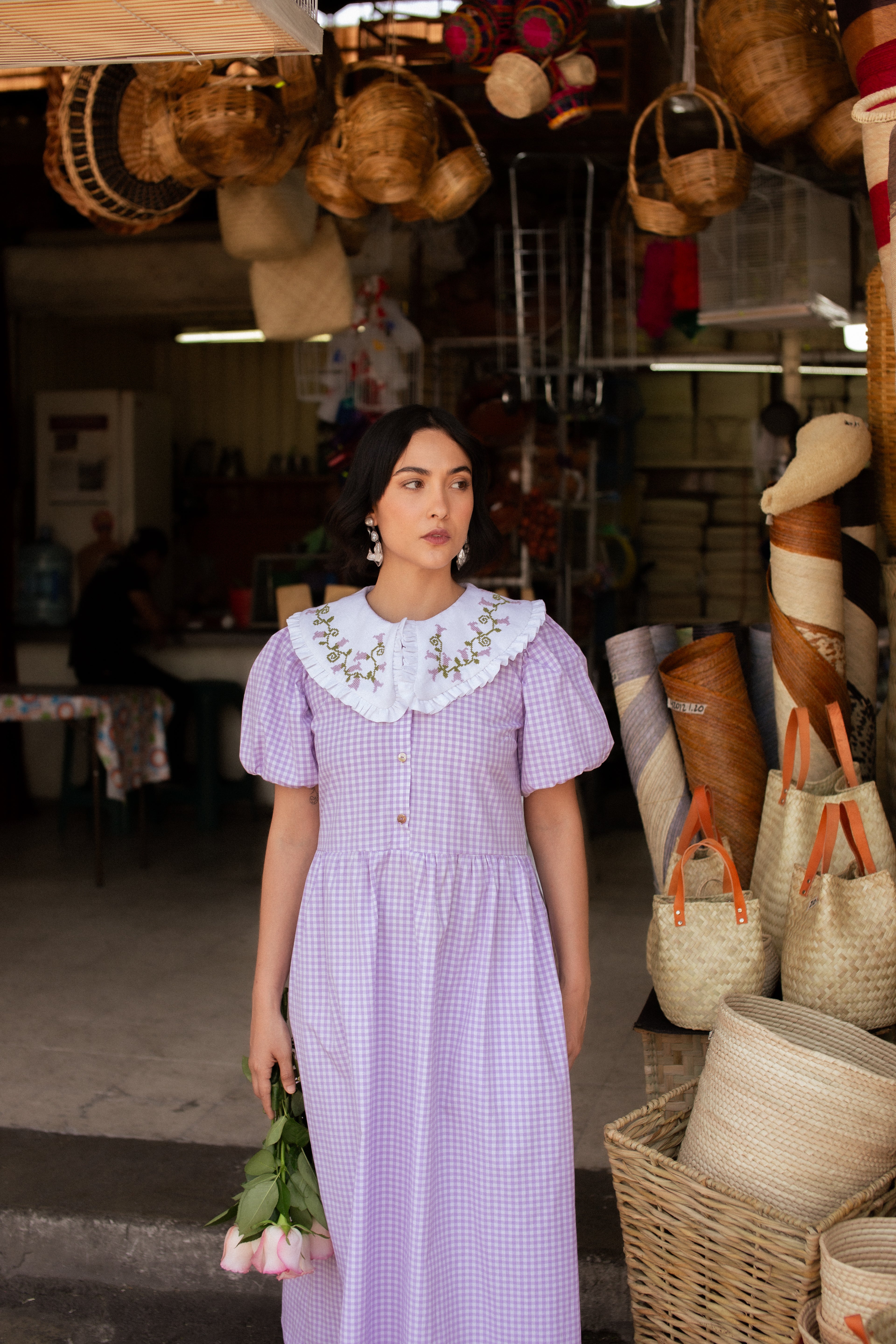 Vestido Cuello Jacarandas