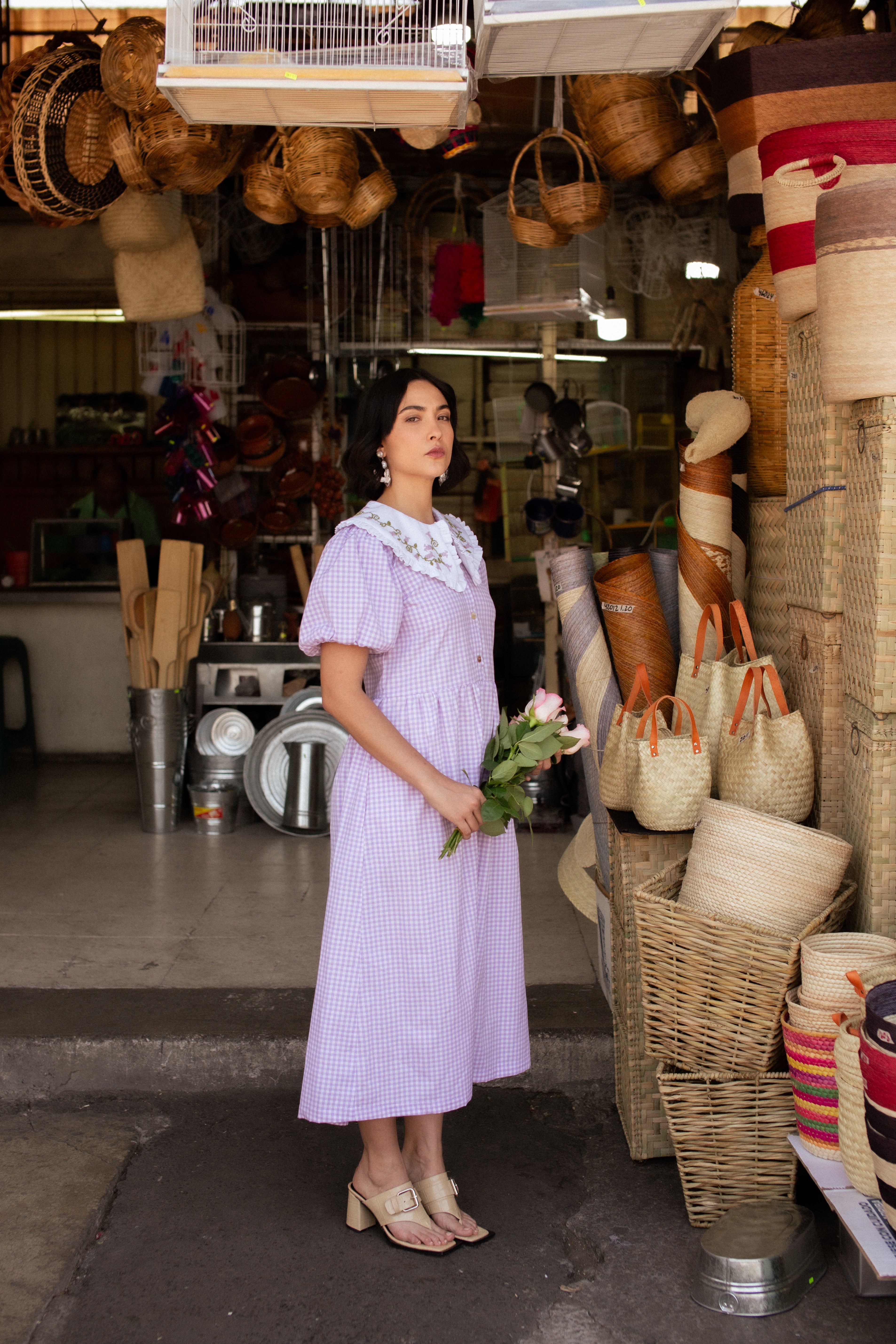 Vestido Cuello Jacarandas