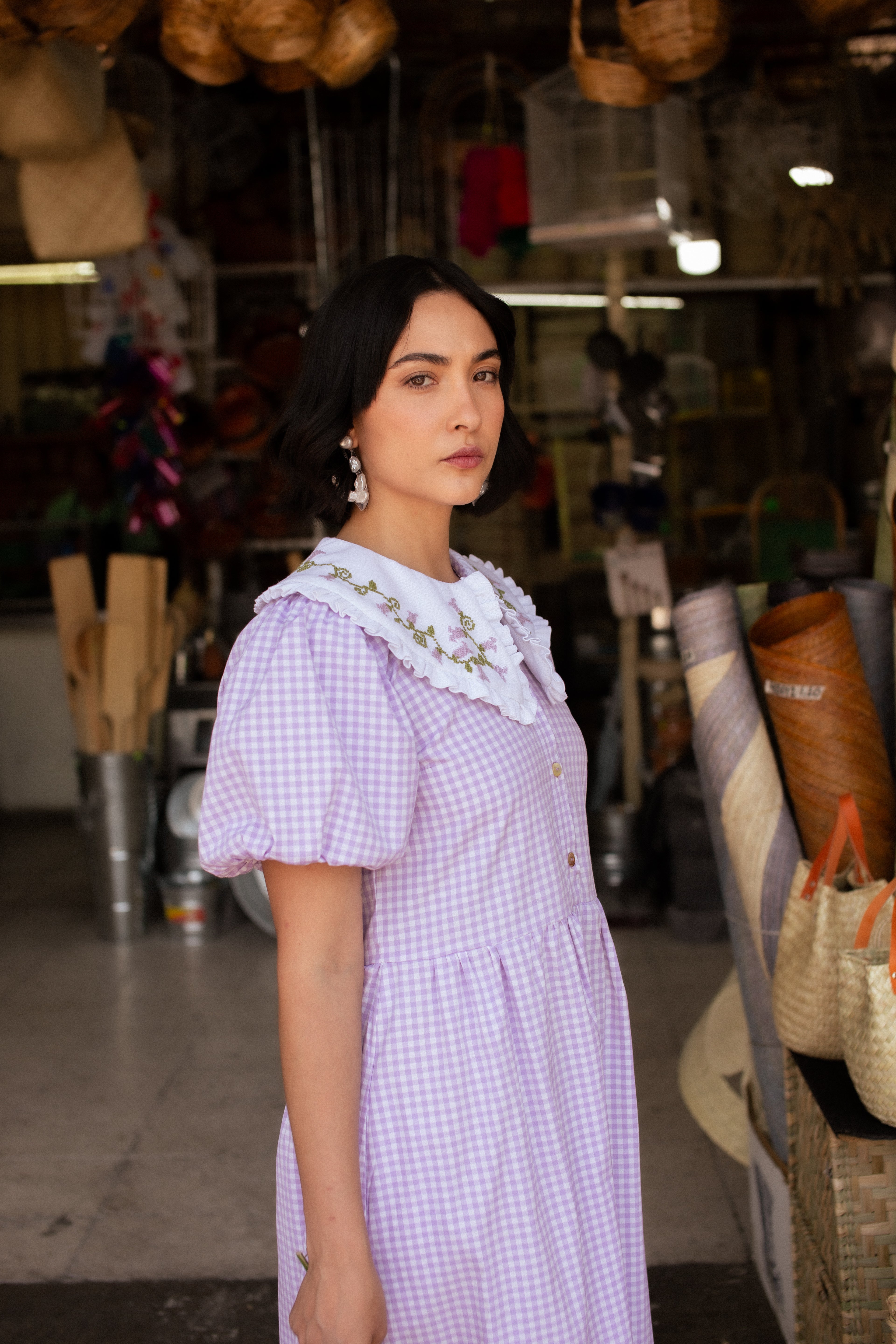 Vestido Cuello Jacarandas