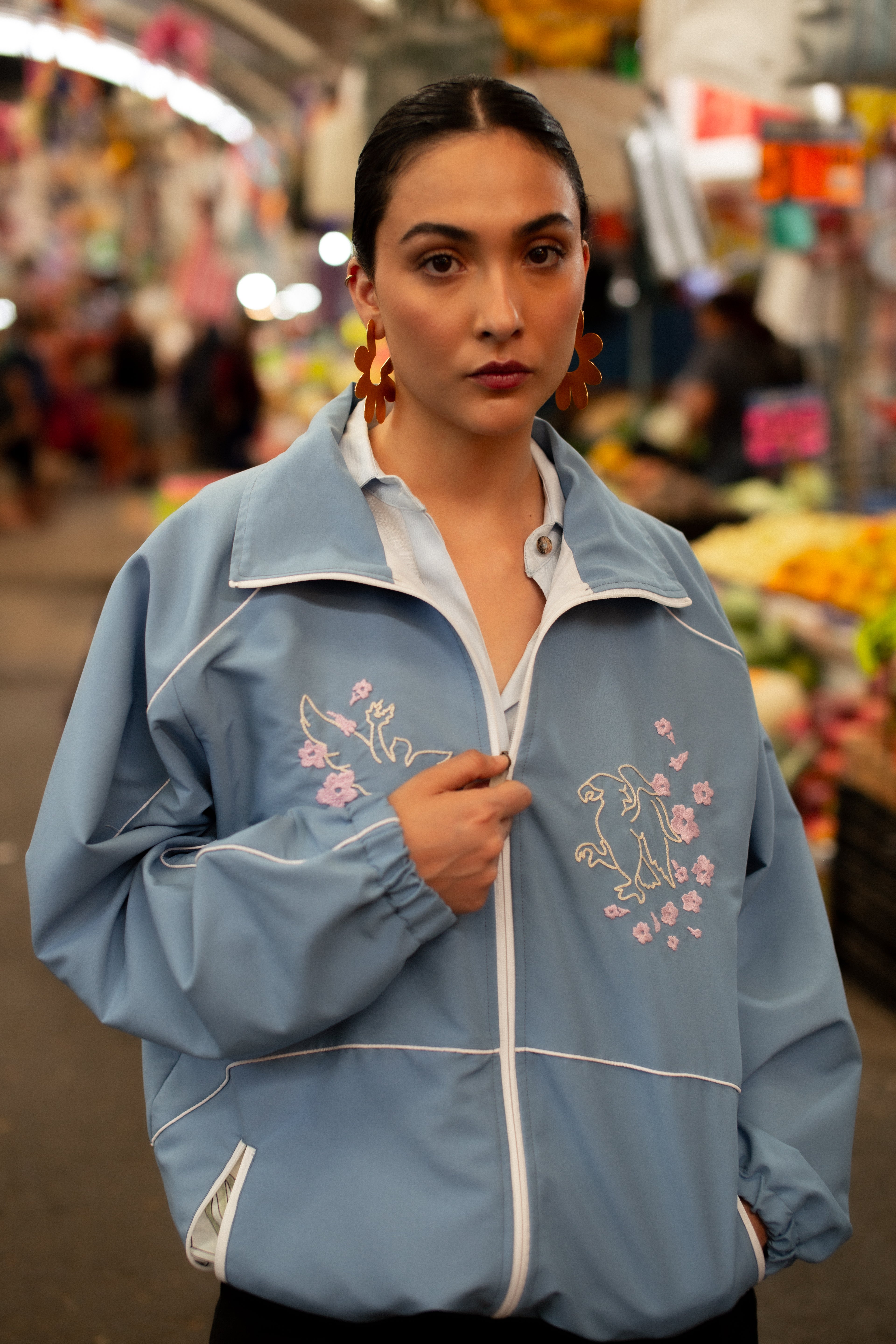 Bomber Jacket CDMX Jacarandas