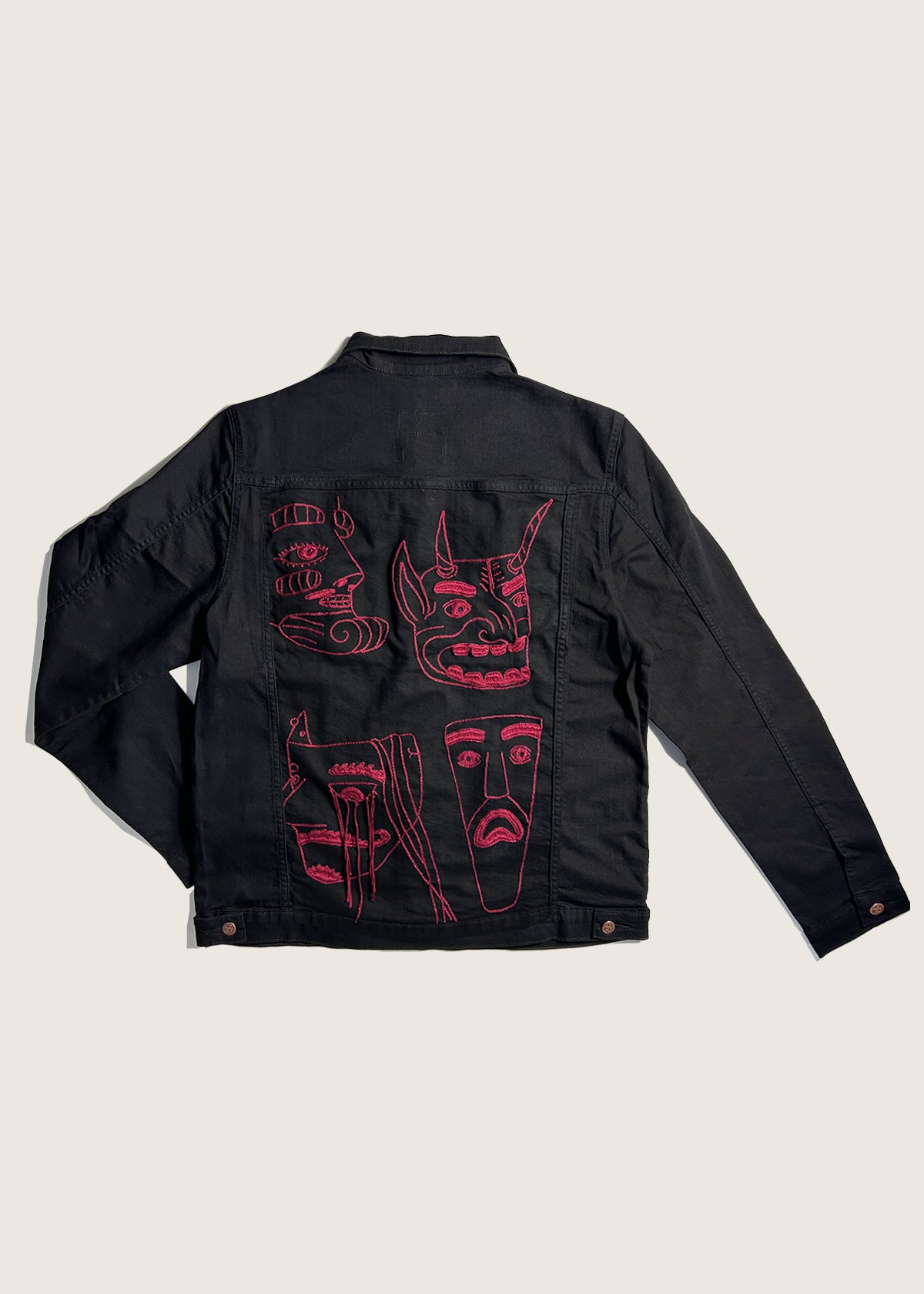 Denim jacket masks