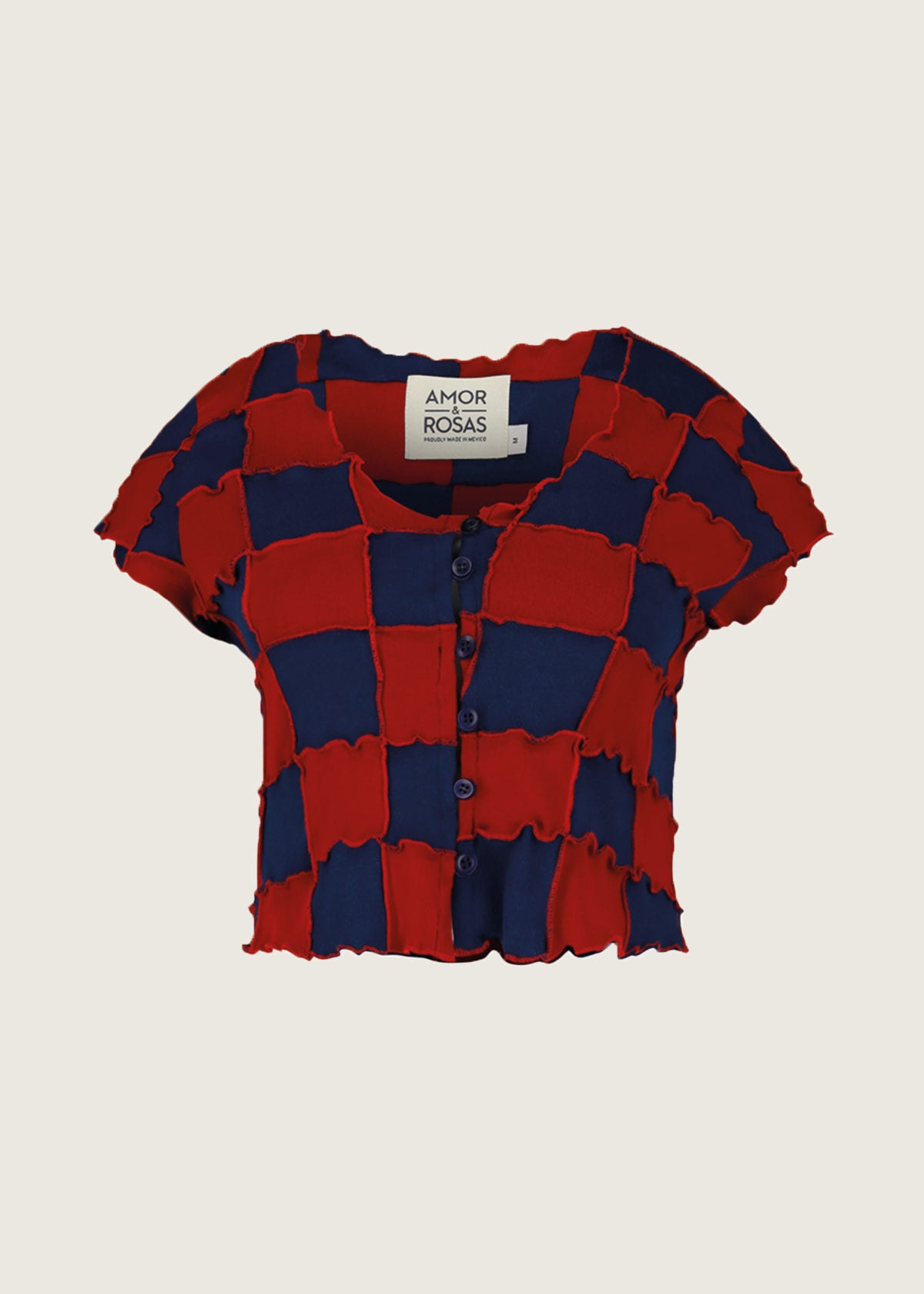 Patchwork Ribbed Top