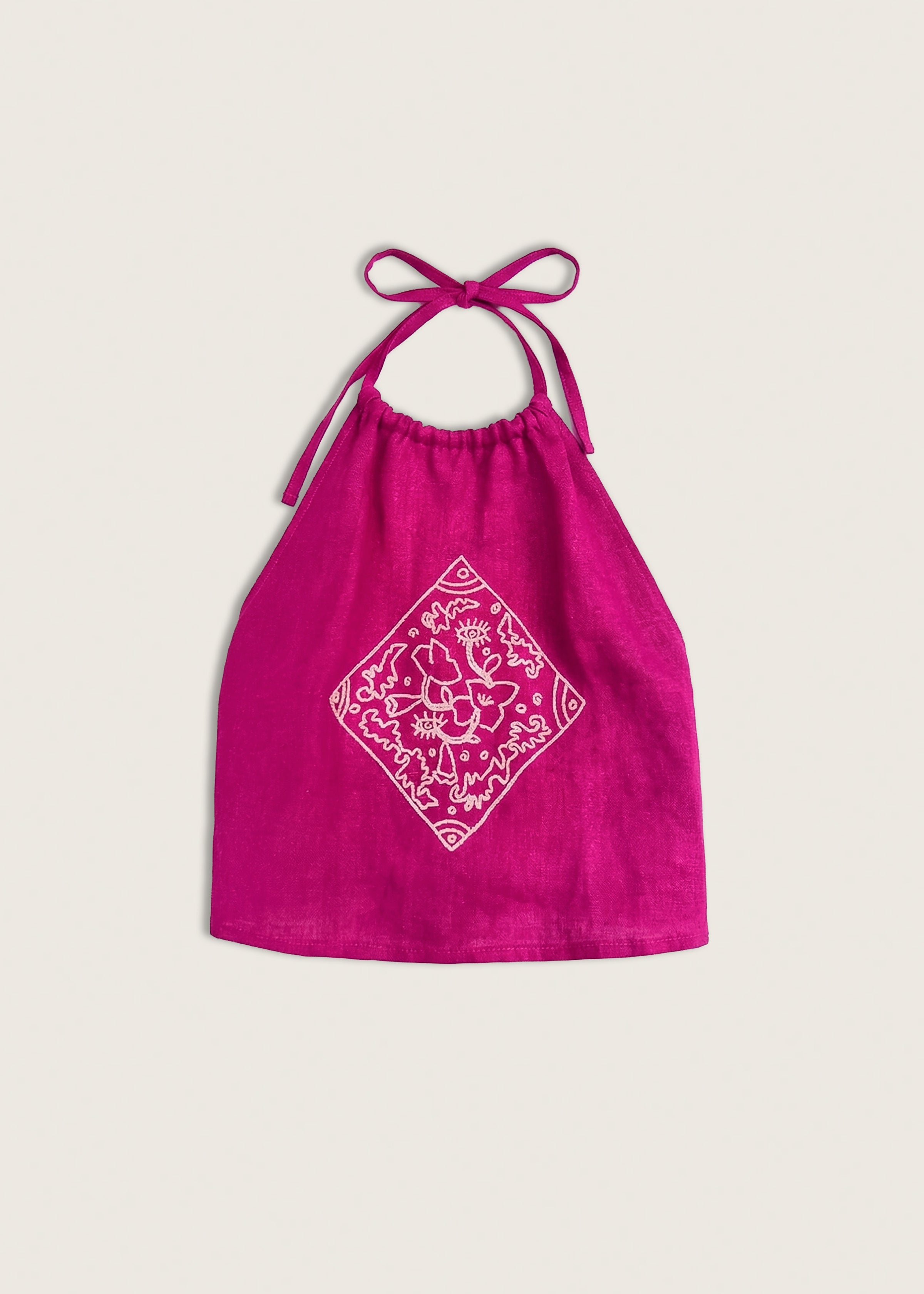 Blusa Halter Jardín del Alma
