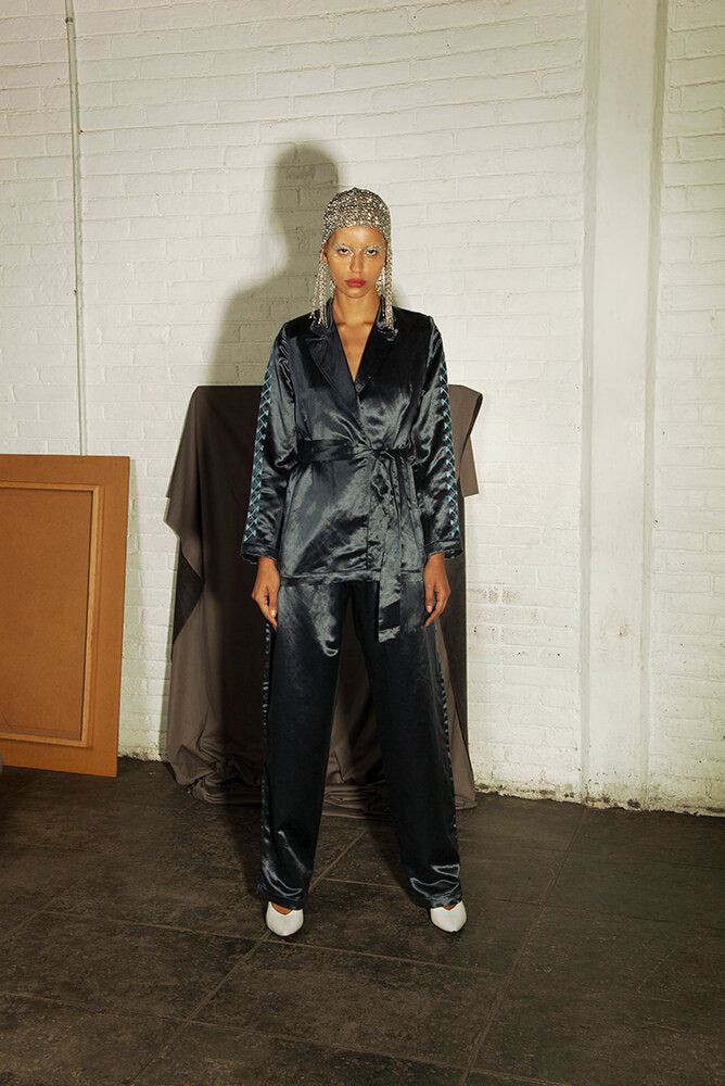 Abstract Silk Hemp Bag