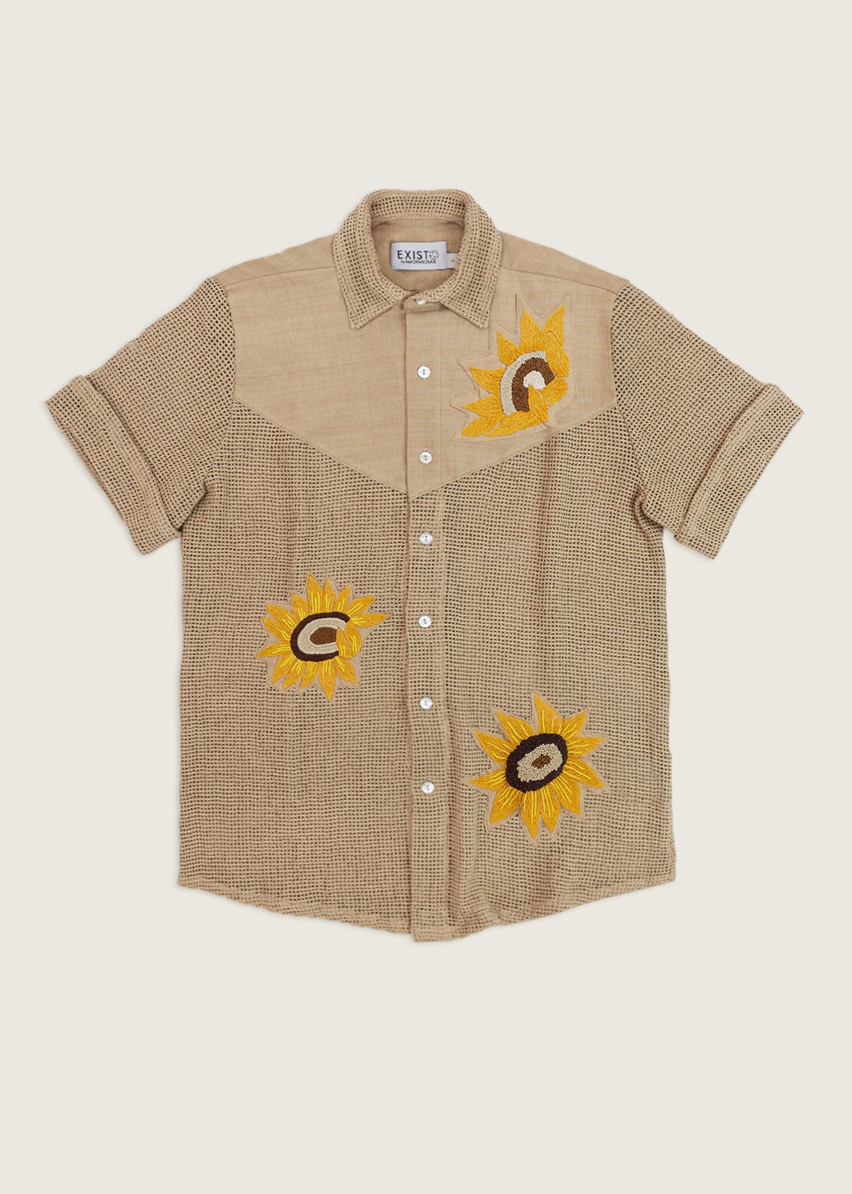 Camisa Mesh Girasoles