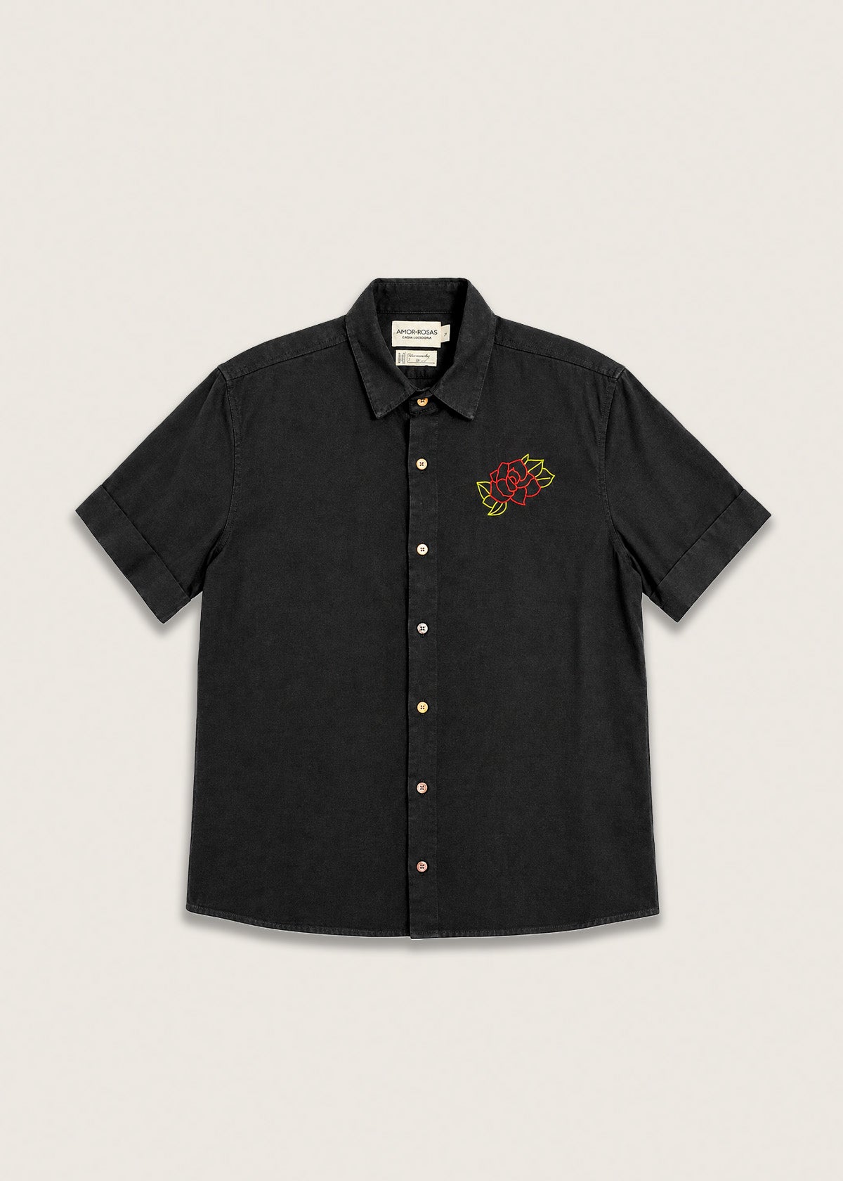 Camisa Calavera & Flores