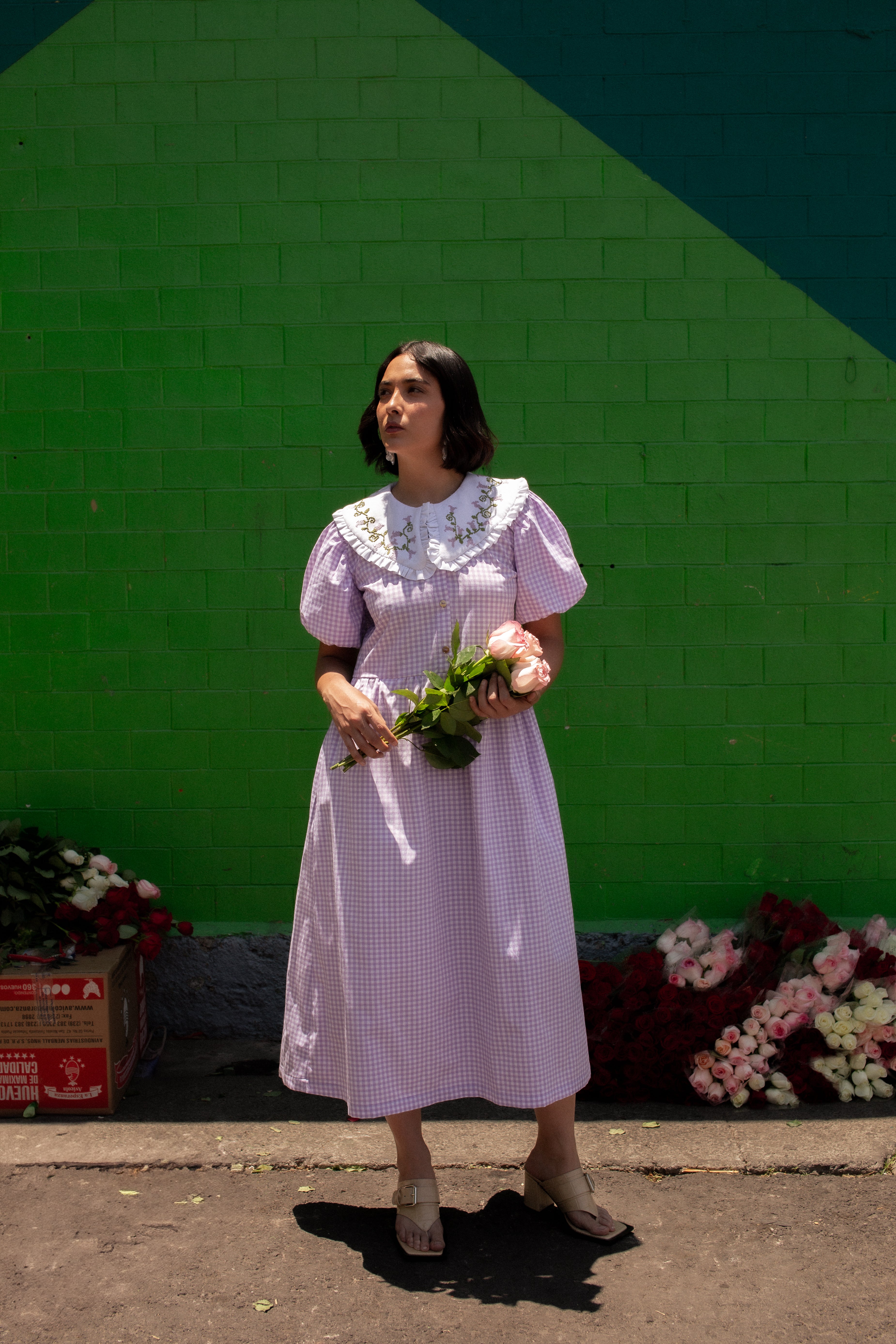 Vestido Cuello Jacarandas
