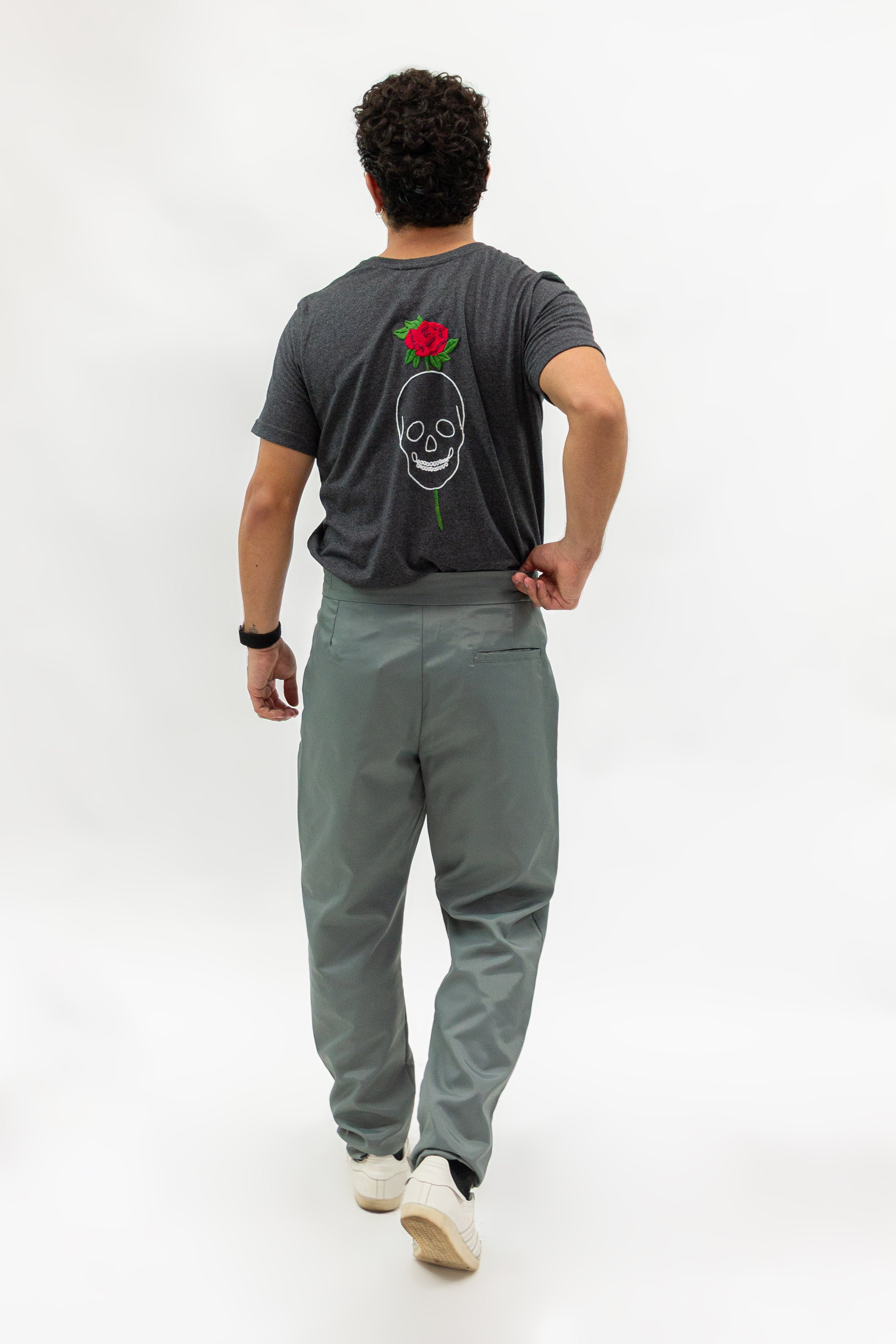 Skull &amp; Flowers Giotex T-shirt