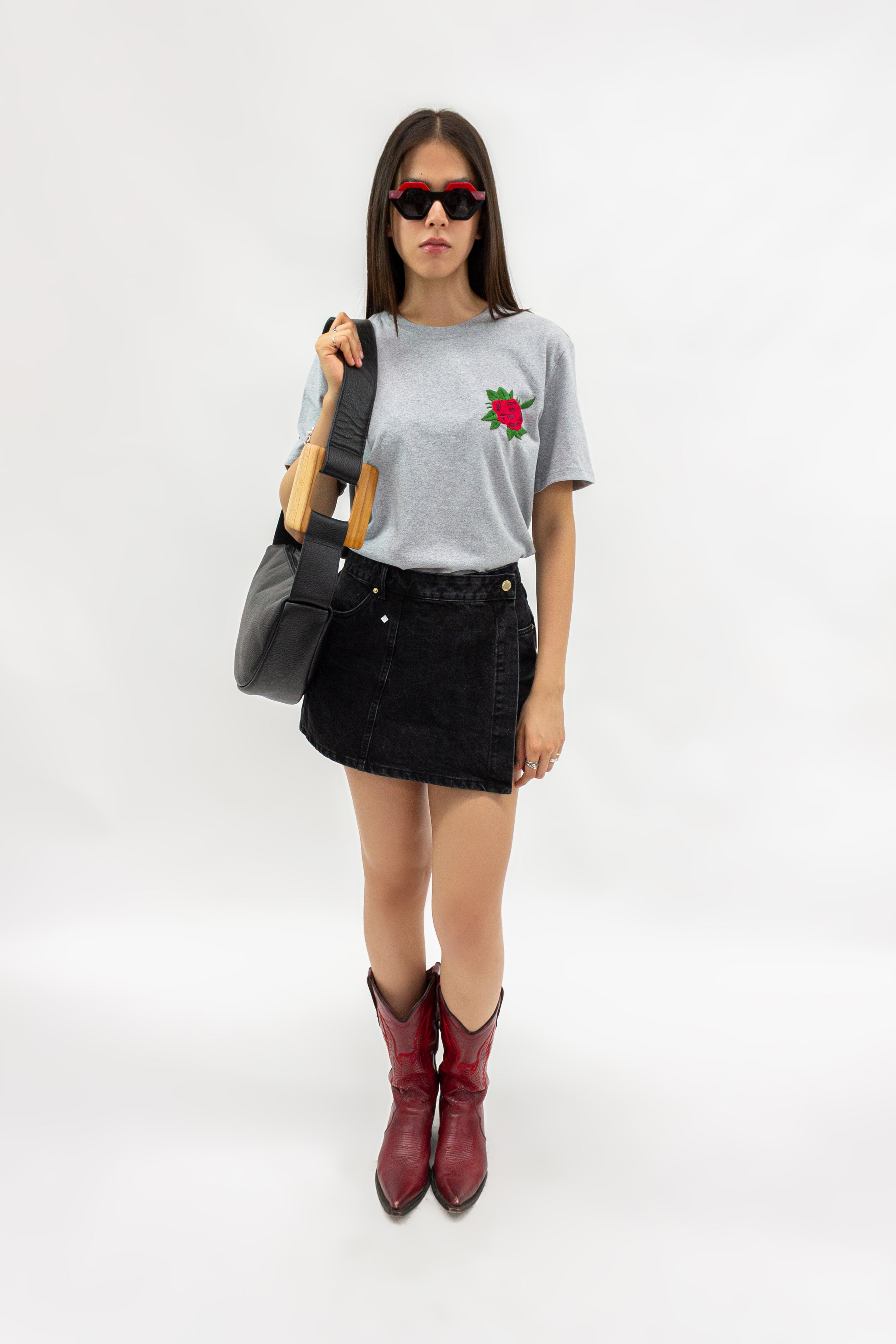 Skull &amp; Flowers Giotex T-shirt