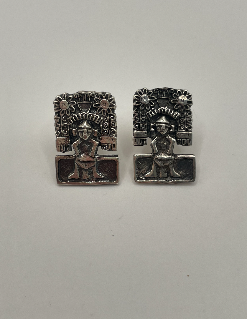 Indómita – Aretes Xochipilli - Joyería Mixteca