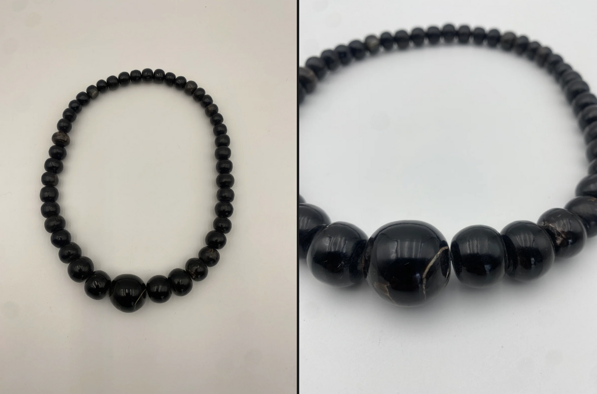 Indómita – Collar esferas de cuerno