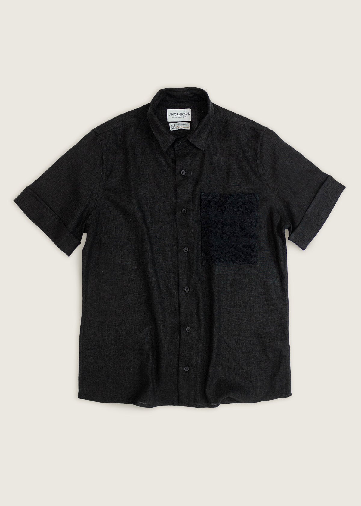 Camisa con Bolsillo de Telar