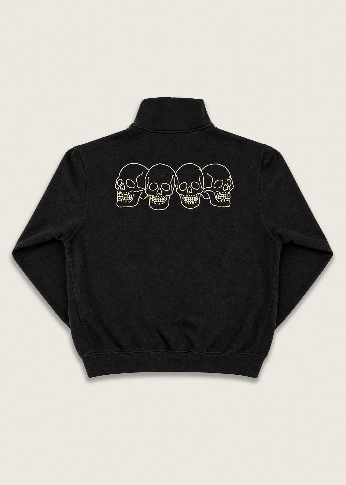 Sudadera Cuello Alto Calaveras