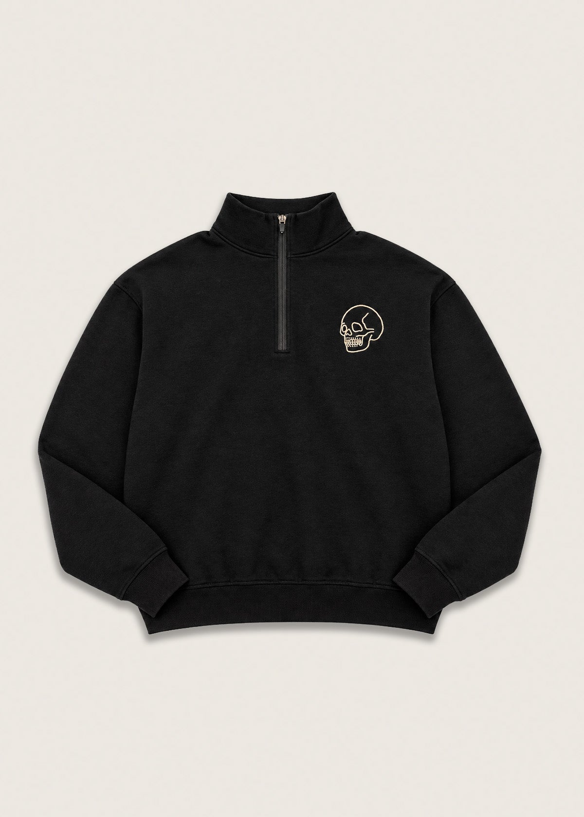 Sudadera Cuello Alto Calaveras